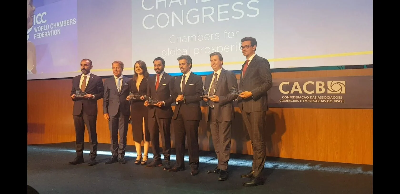 Award ceremony at the World Chambers Congress